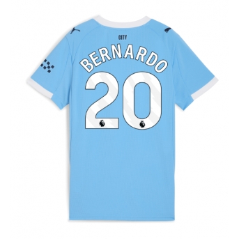 Billige Fotballdrakt Manchester City Bernardo Silva #20 Replika Hjemmedrakt Dame 2025-26 Kortermet